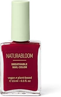 Breathable Premium Long Lasting Nail Polish (Ruby Red) - Vegan & Toxin-Free