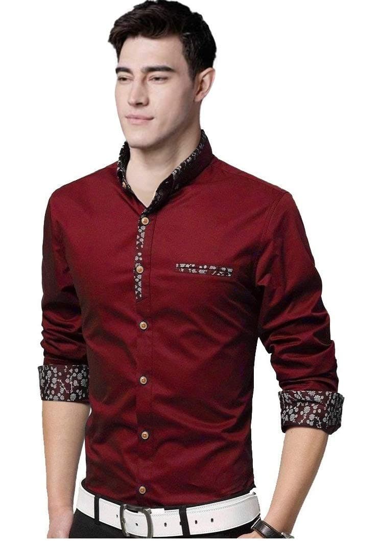 IndoPrimoMen's Regular Fit Casual Shirt