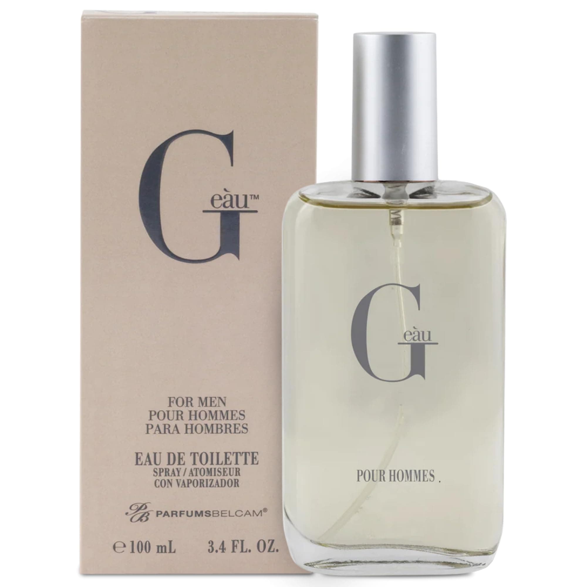 PB ParfumsBelcam G eàu Eau de Toilette Perfume Spray for Men - 3.4 Fl Oz Affo...