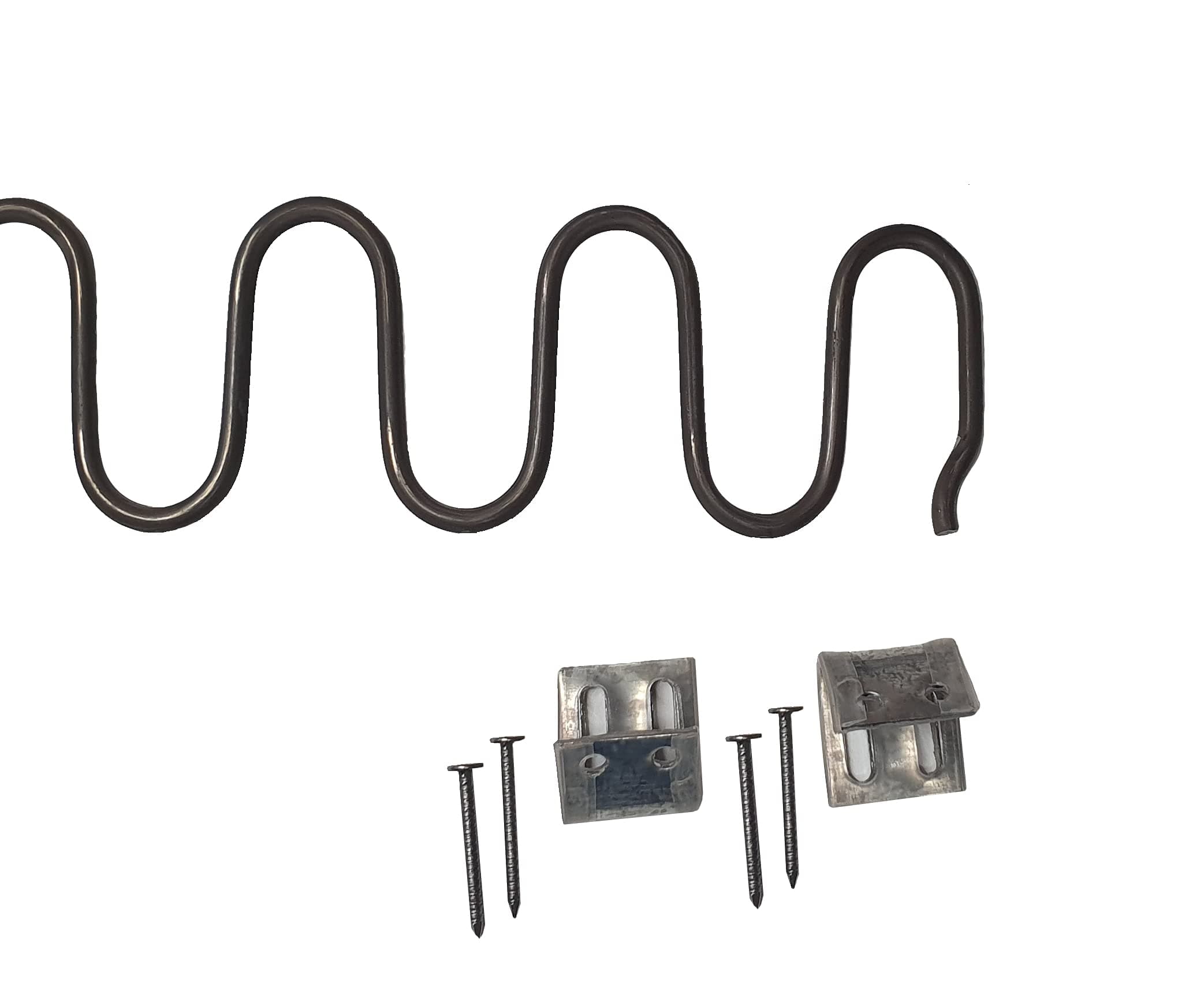 Pandoras Upholstery Complete Replacement 26 Inch Zig Zag Springs x 5 Kit Upholstery Supplies For Chair Sofa Seat Settee