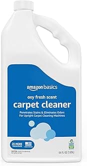 Amazon Basics Deep Cleaning Carpet Cleaner, Stain and Odor Remover, Fresh Scent, 64 fl oz