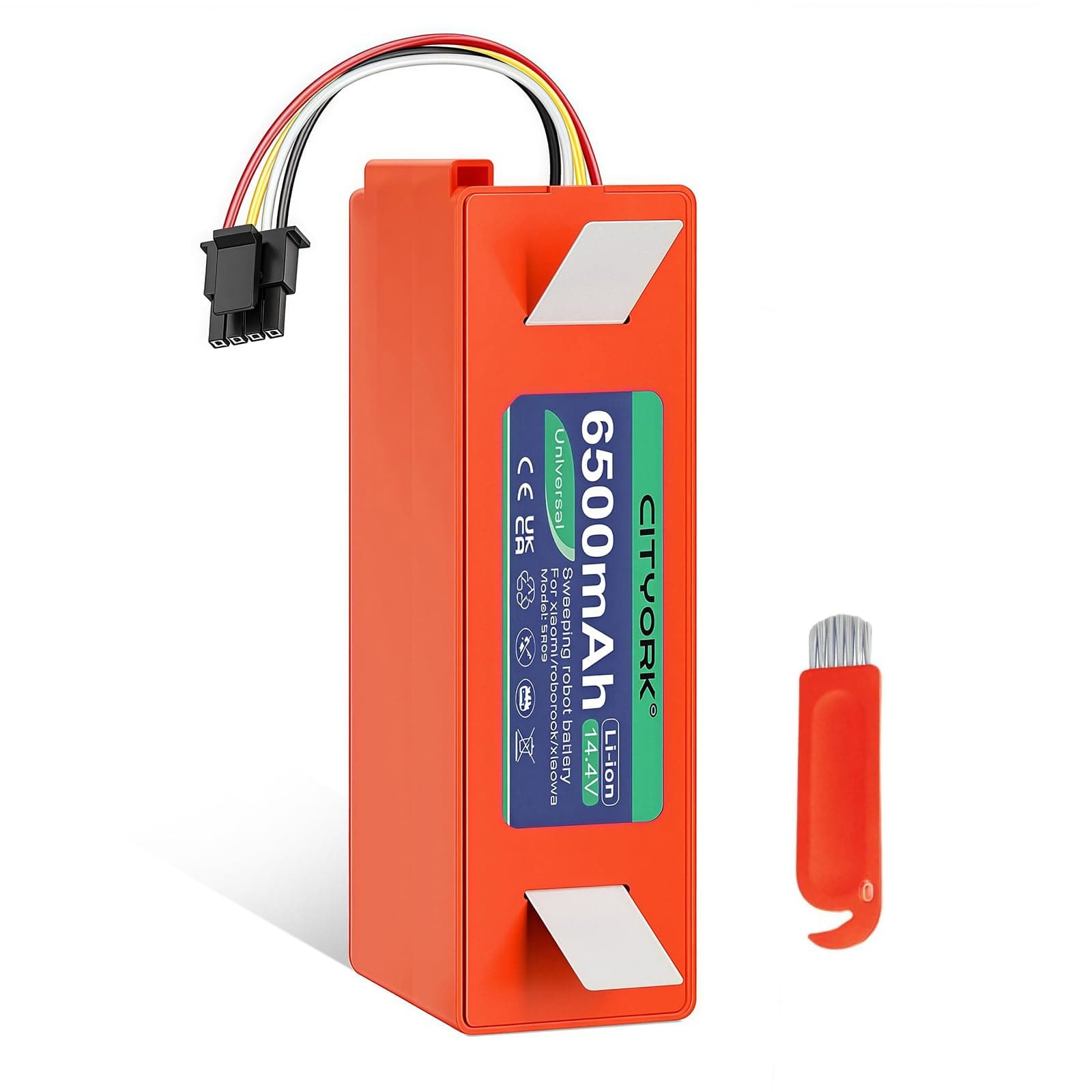 14.4V 6500mAh Replacement Battery for Roborock S7/ S5/ S4/ S6 Pure/Max/MaxV/MaxV Ultra, Q7 Pure/ Q7 Max/ Q7 Max+/ Q5/ Q5+ Robot Vacuum