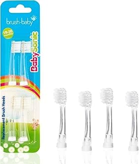 Brush Baby BabySonic Replacement Heads - Pack of 4 (18-36 Month)