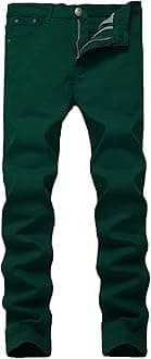 WULFULMens Slim Fit Comfortable Stretch Denim PantsGlobal Recycled StandardGlobal Recycled StandardGlobal Recycled Standard