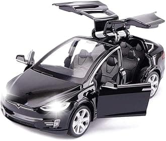 Magicwand Adult 1:22 Scale Die-Cast Teslla[1:22 Scale Large][Colors As Per Stock] With 6 Openable Doors,Pull Back Action, Working Headlights & Tail Lights[Pack Of 1]