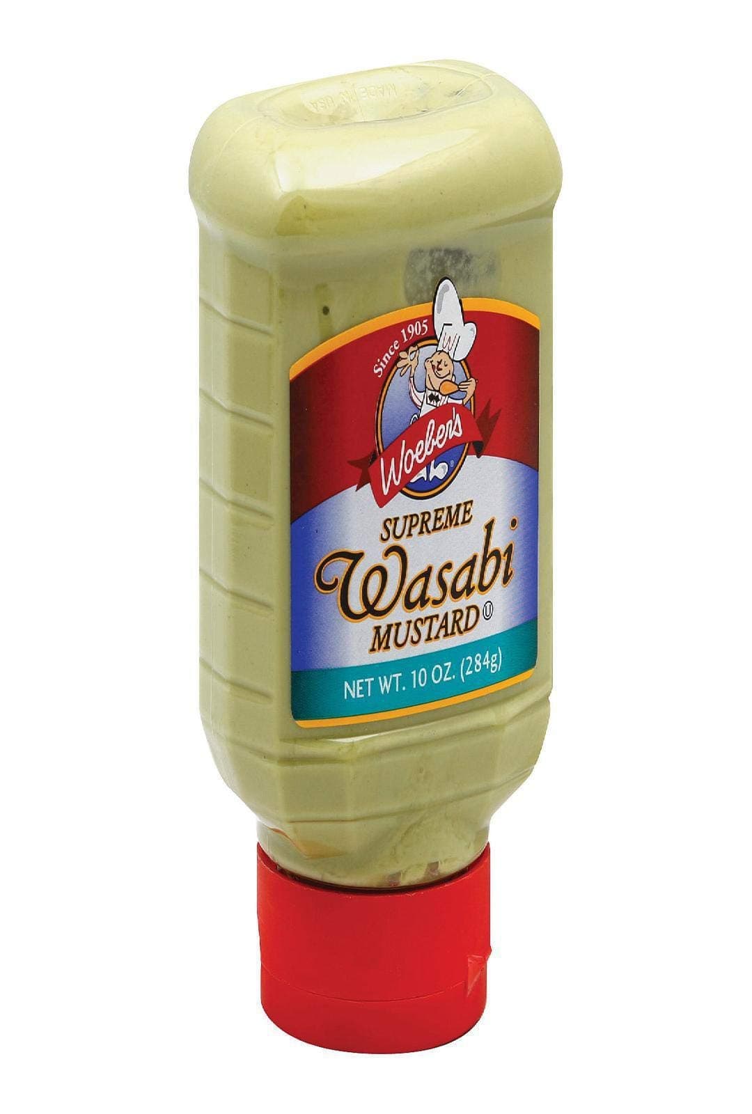 Woeber Mustard Supreme Wasabi, 10 oz