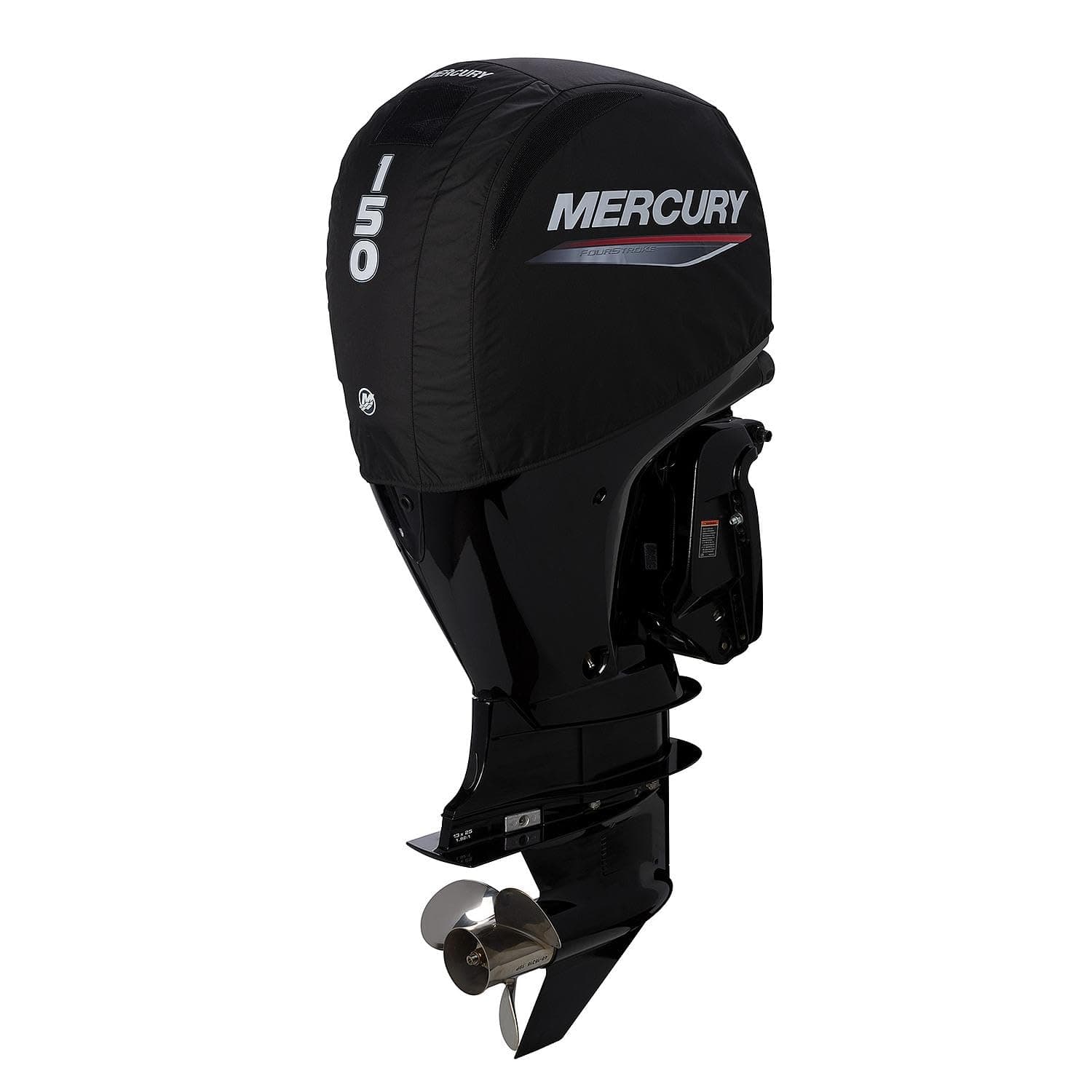 - Marine Vented Outboared Engine Splash Cover, Black or White, 40-600hp