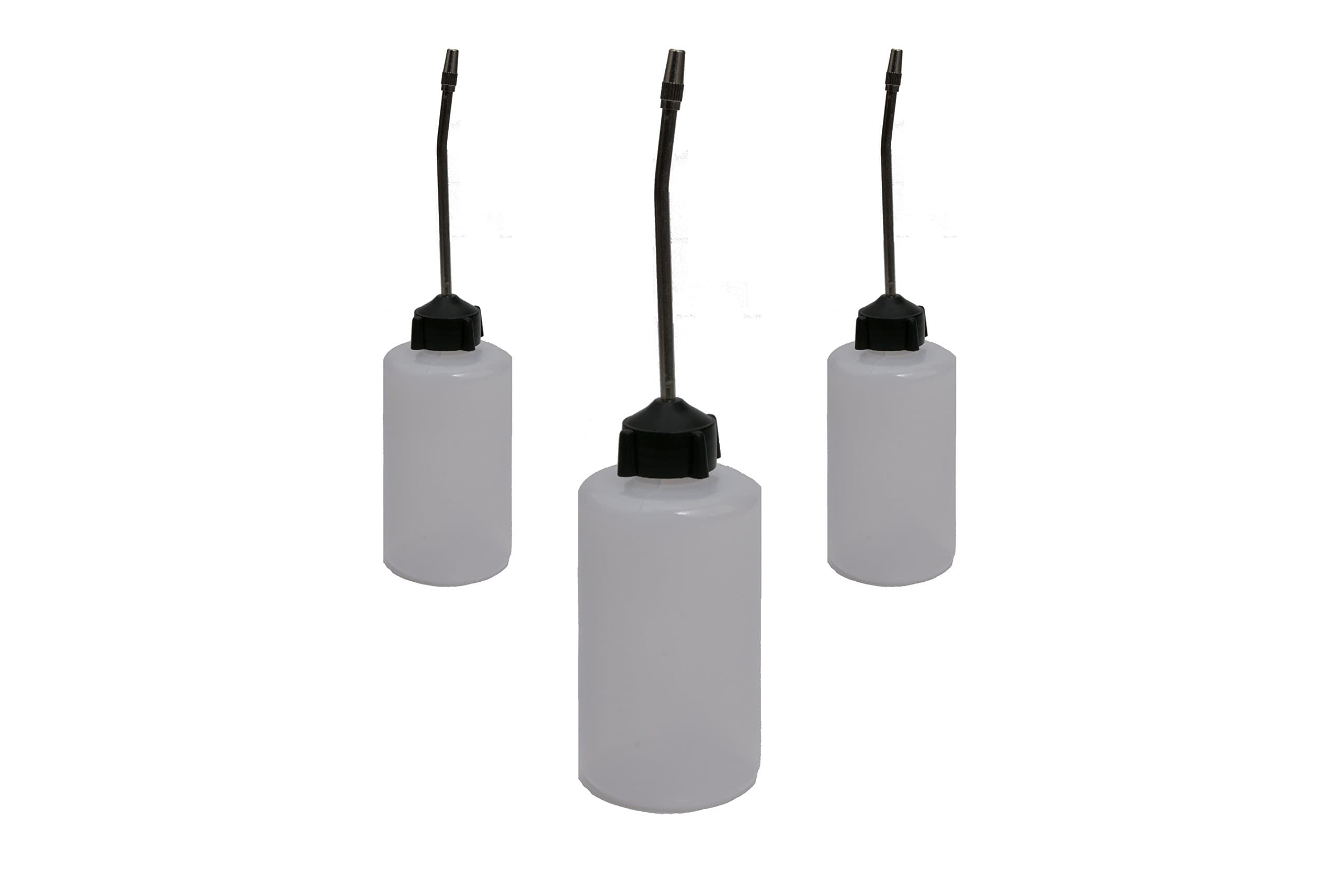 Universal Deluxe Plastic Sewing Machine Oiler/Oil Dispenser with Long Angled Spout (3 Pack)