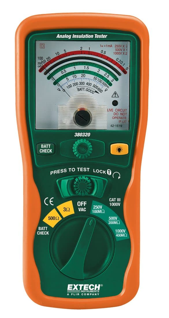 380320 Analog Insulation Tester