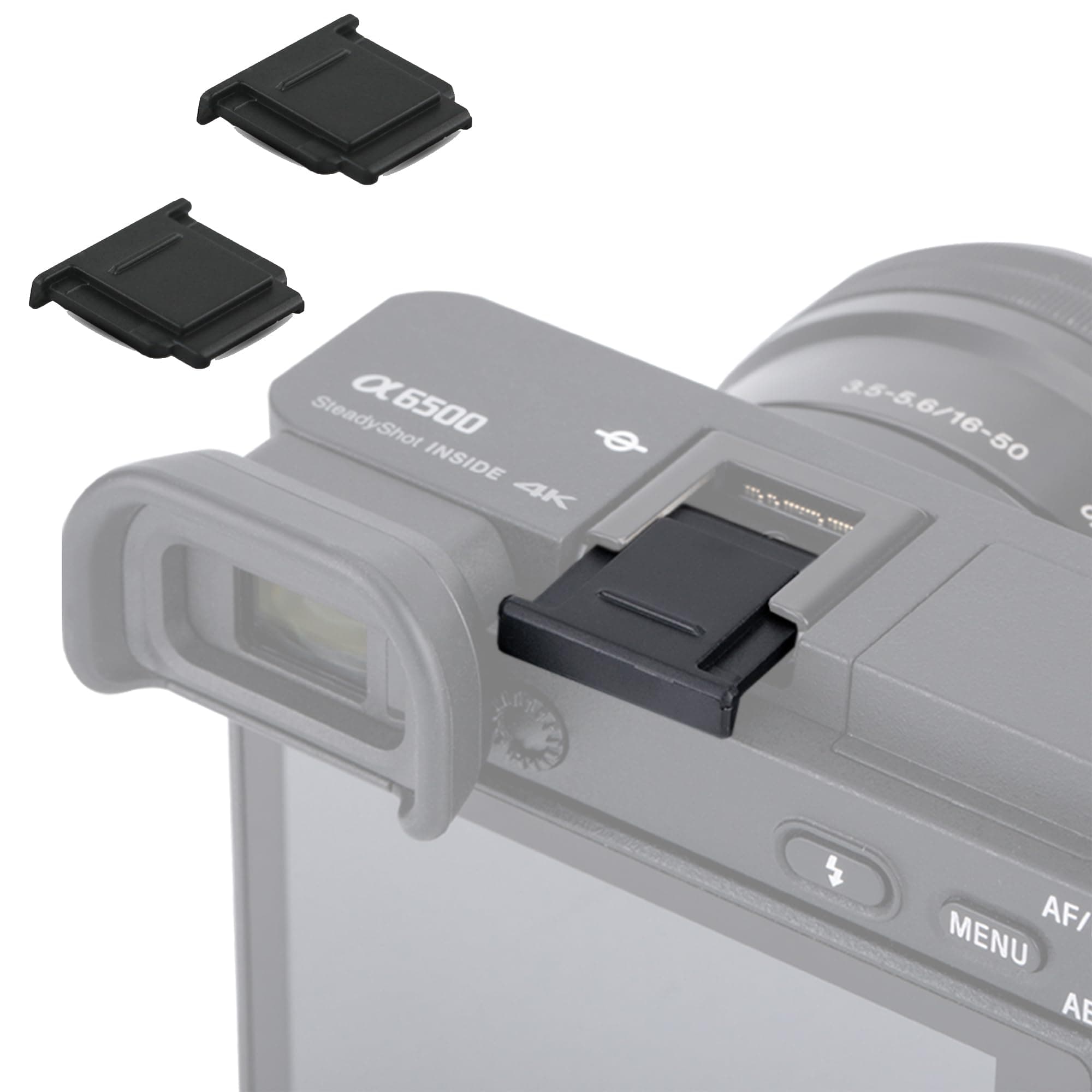 2 Pack JJC FA-SHC1M Hot Shoe Cover Cap for Sony ZV-E10 A6000 A6100 A6300 A6400 A6500 A6600 A6700 A1 II A7C II A7CR A7V A7IV A7III A7R V IV III A7S III ZV-1 II ZV-E1 A9 A9II A99 II RX10 VI III & More