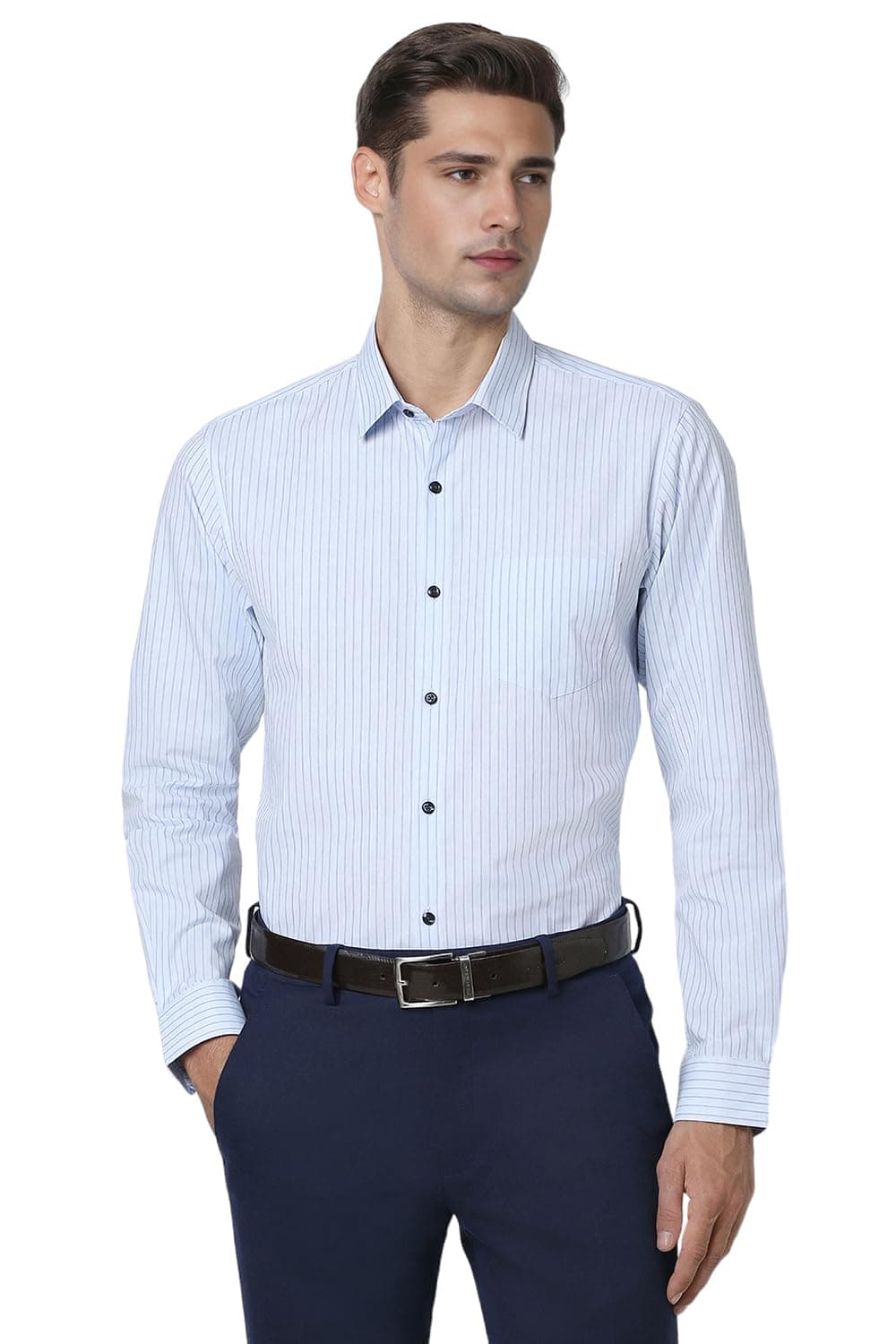Peter England Men's Regular Fit Shirt