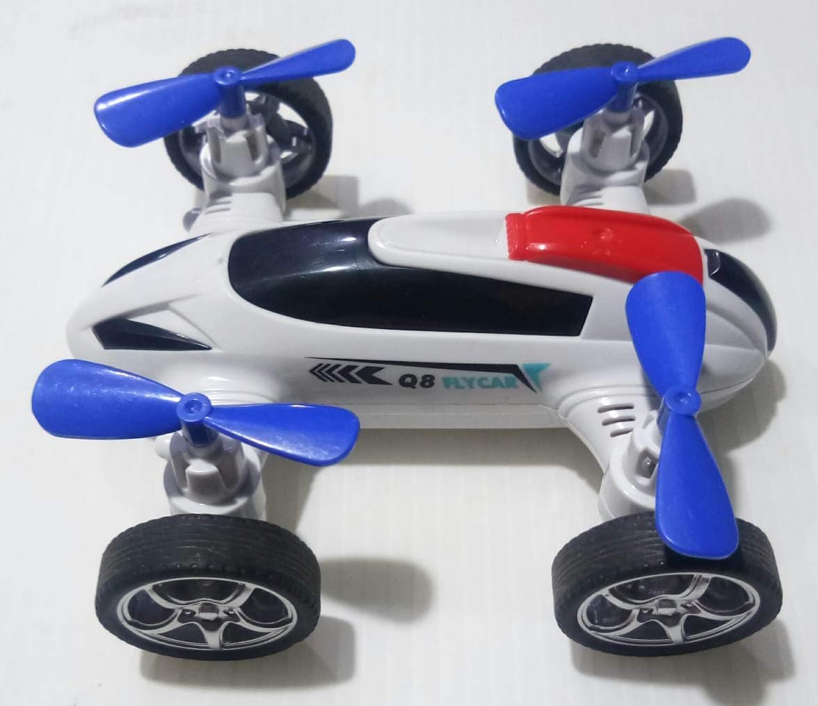 Forever Kidzz Unbreakable Diecast Plastic Drone Toy Model Car with Moving Parts