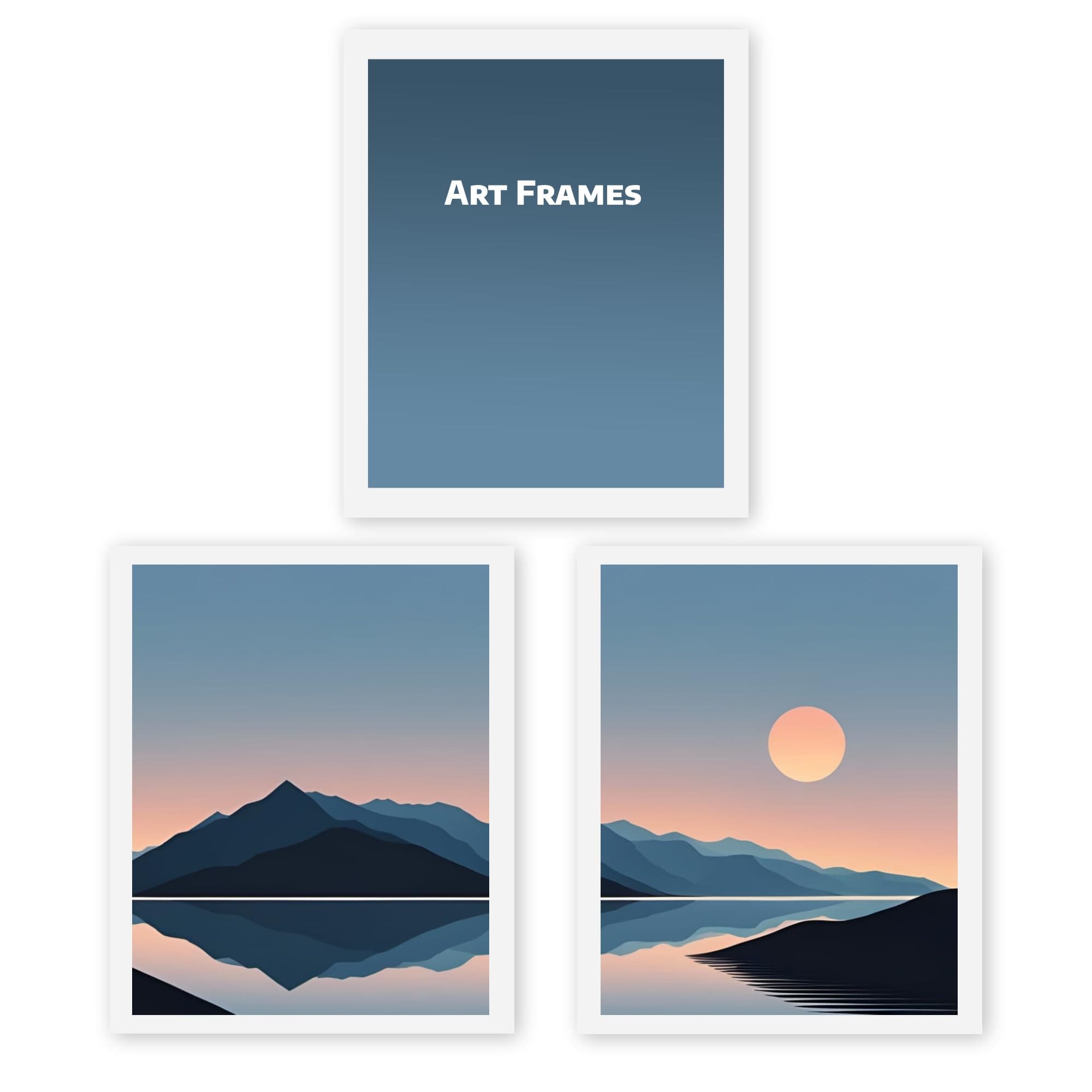 3 Pack wall art Frames with glass, 8.5x11 inches frame A4 frame Front Opening Artwork Frames for home wall decor Art, Holds 50 Pcs - Photography Display, kids art frame & Storage.Picture display