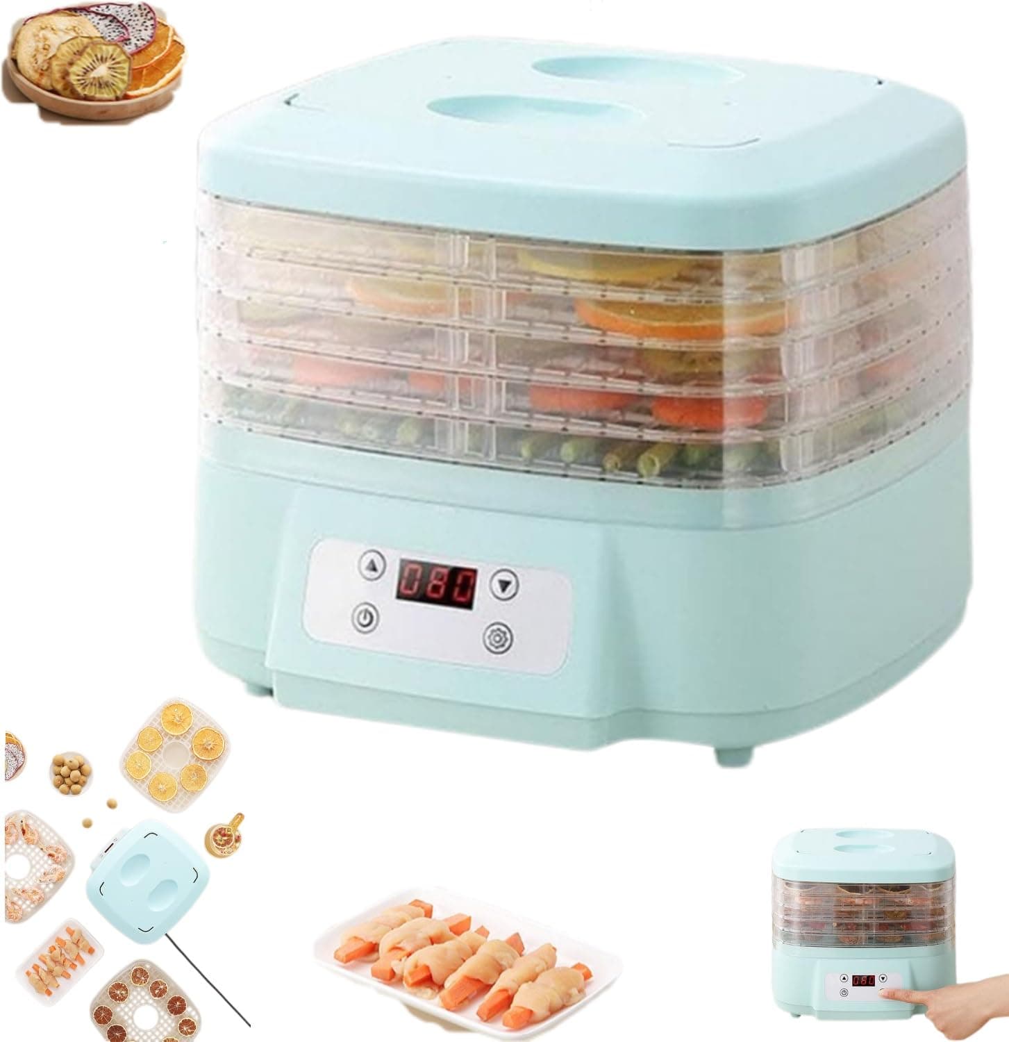 Freeze Dryer Machine For Home For Candy,Dryer Machine For Home For Candy & Snacks 360° Airflow Food Dehydrator Machine,Dryer Machine for Home for Candy & Snacks,Suitable for Beef Fruit Meat Vegetables