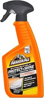 Armor All Extreme Shield Protect & Shine Ceramic Wax, Color Changing Spray Car Wax, 16 Fl Oz Bottle