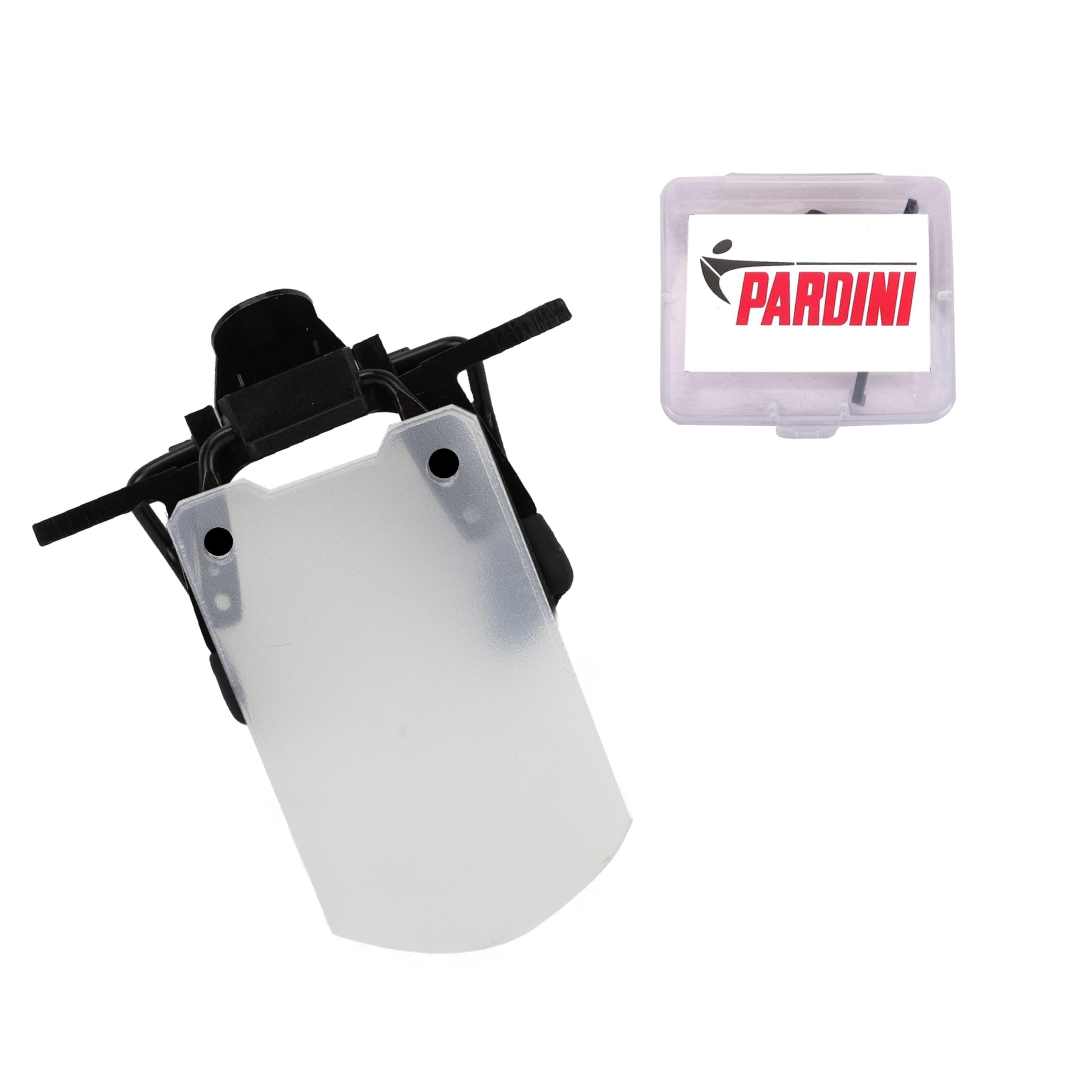 Pardini Clip-on Blinder for Shooting & Archery (Translucent) | ISSF Standard Italian Eye Blinder for Glasses & Goggles | Easy Attachment | Reduces Distraction & Enhances Focus | Lightweight & Durable