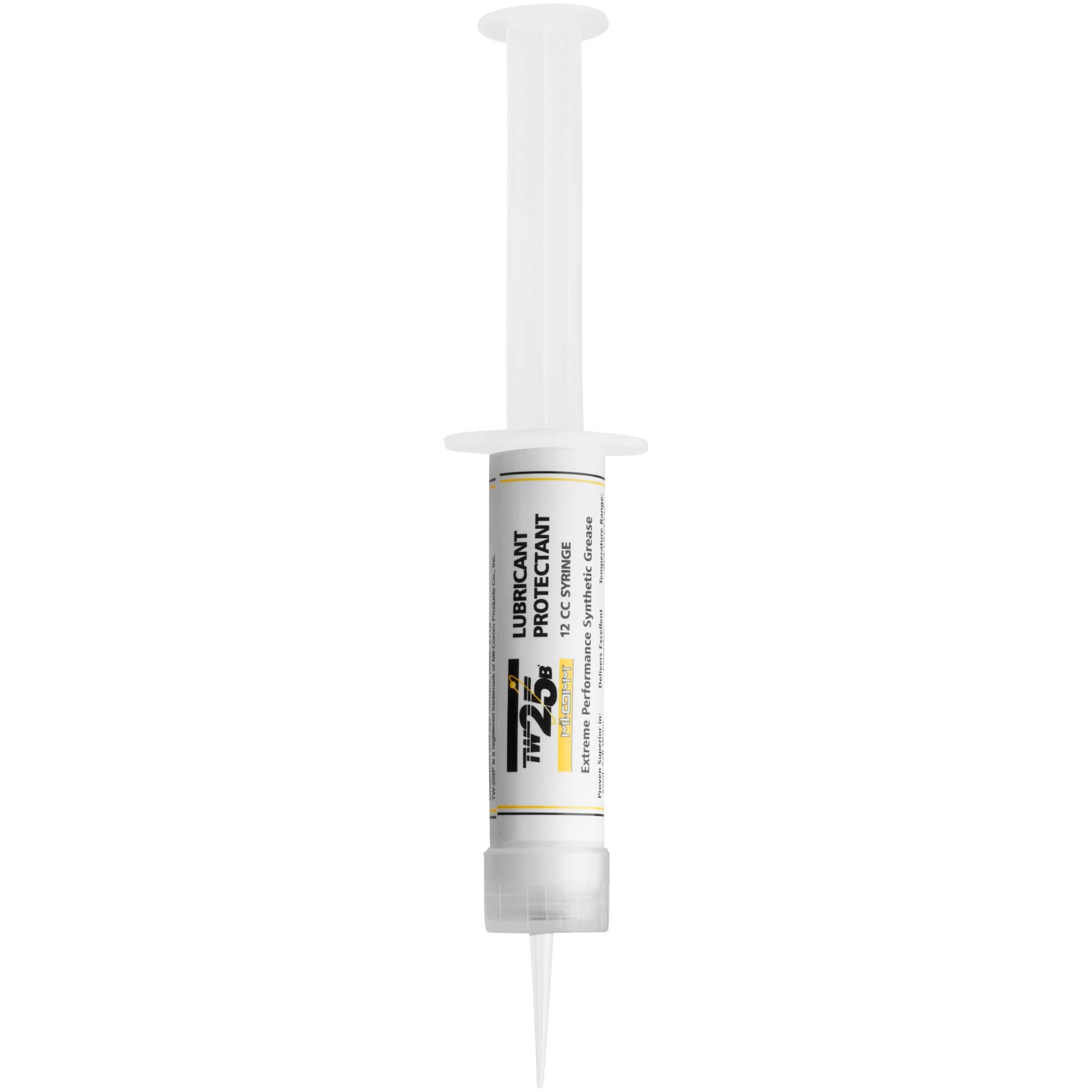 TW25B Premium Firearm & Gun Grease 0.5-Ounce Reclosable Syringe, Synthetic Lubricant