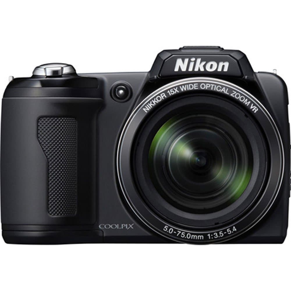 Nikon Coolpix L110 12.1MP Digital Camera with 15x Optical Vibration Reduction (VR) Zoom and 3.0-Inch LCD (Black)