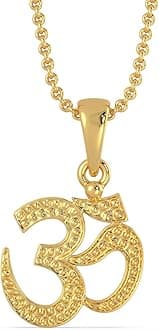 Malabar Gold & Diamonds Yellow Gold Pendant for Women 22k | 22 kt (916) BIS Hallmark Gold Pendant for Women & Girls | 22 Karat Gold Jewellery for Birthday, Wedding, Anniversary & Diwali Gift