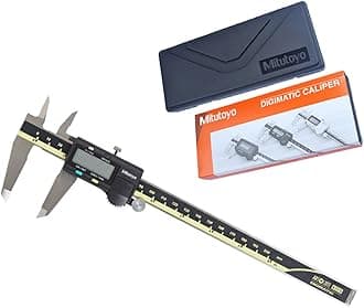 Mitutoyo 500-197-30 Electronic Digital Caliper AOS Absolute Scale Digital Caliper, 0 to 8"/0 to 200mm Measuring Range, 0.0005"/0.01mm Resolution