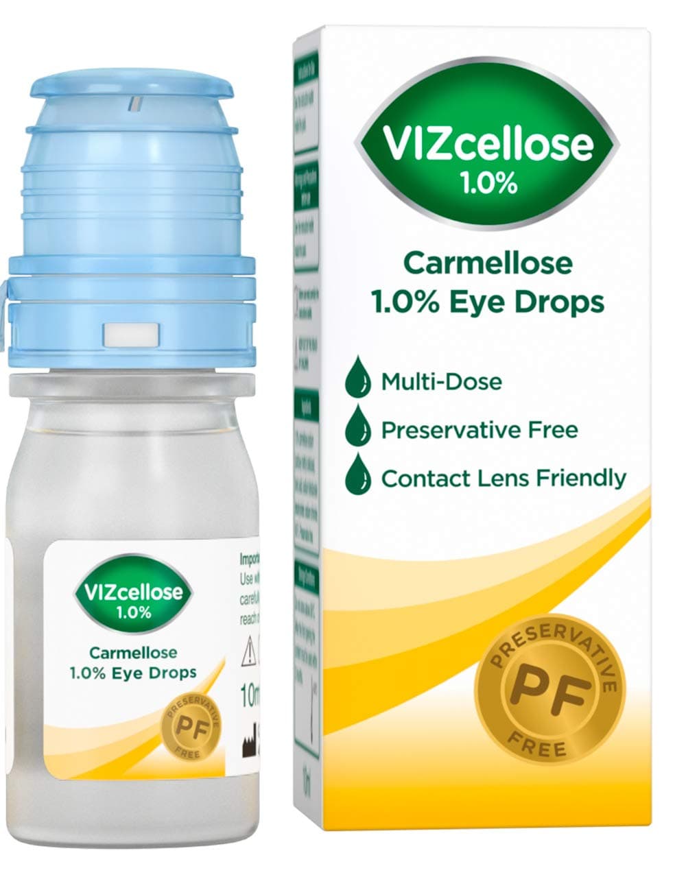 VIZcellose 1.0 Carmellose Eye Drops