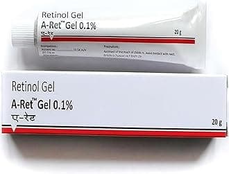 Retinol Gel 0.1% with Vitamin A, Lightweight Night Serum for Skin Texture & Smooth-Looking Skin, 20 g