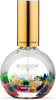 Blossom Hydrating, Moisturizing, Strengthening, Scented Cuticle Oil, Infused with Real Flowers, Made in USA, 0.92 fl. oz, Honeysuckle