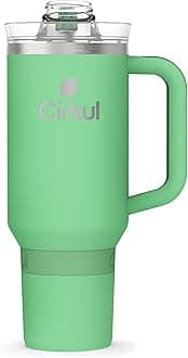 Cirkul 40oz. Eucalyptus Stainless Steel Tumbler with Handle, All-Day StrawSip™, Double-Wall Insulated