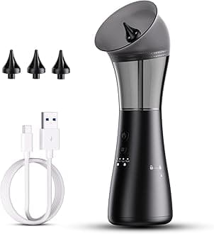 Upgraded Ear Wax Removal Kit, 4-Mode Electric Ear Cleaner - IPX7 Waterproof, Earwax Cleaning Kit with Water Temperature Sensor, 2in1 Waste Tank Design for Home Use