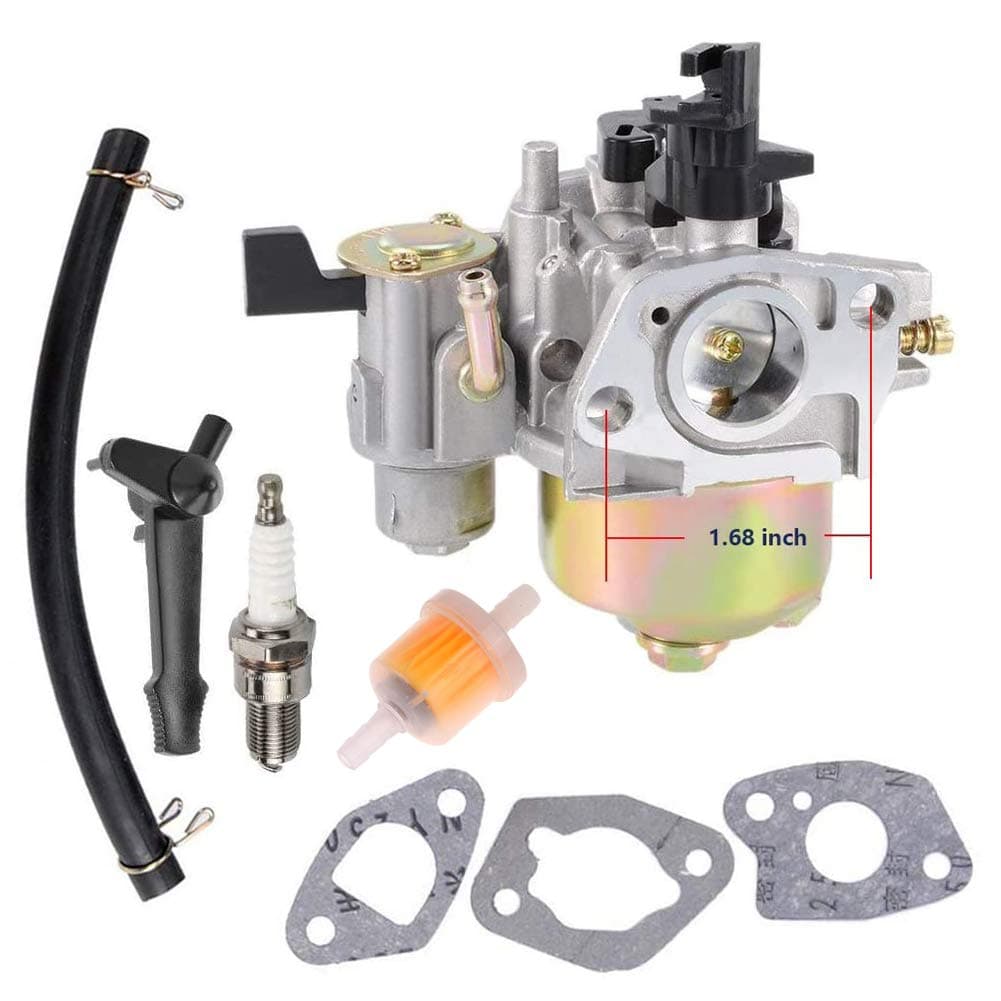212cc Carburetor Carb for Harbor Freight Predator 212cc R210 6.5HP 7HP OHV Horizontal Engine Replace Models 68121 69727 68120 69730 carb with Spark Plug kit