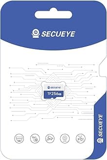 256GB TF Memory Card Class 10 FAT32 High Speed Reading/Writing for Security Camera Dash Cam 24/7 Recording