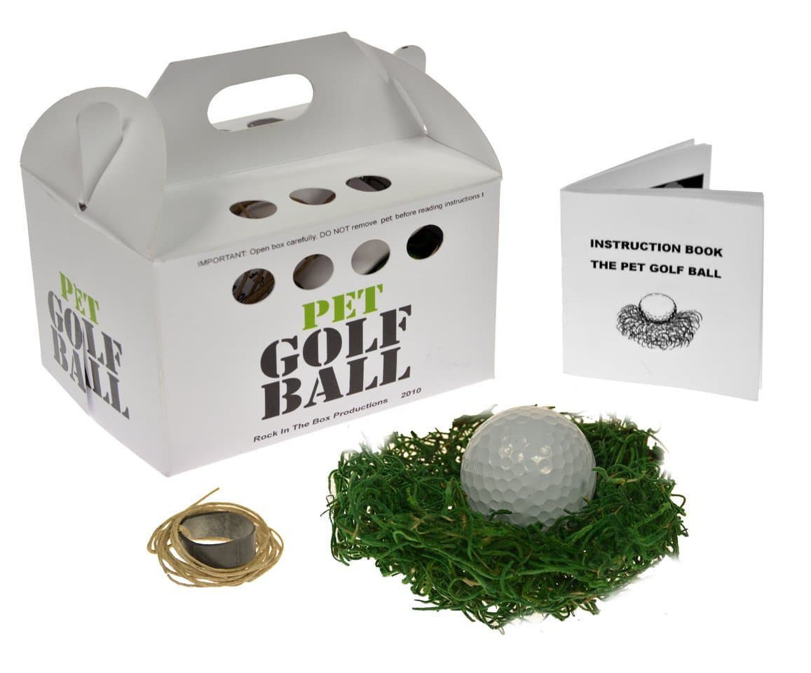 The Pet Golf Ball with Walking Leash Silly Golf Gag Gift