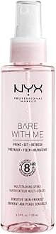 NYX PROFESSIONAL MAKEUP Bare With Me Prime, Set, Refresh, Multitasking Spray