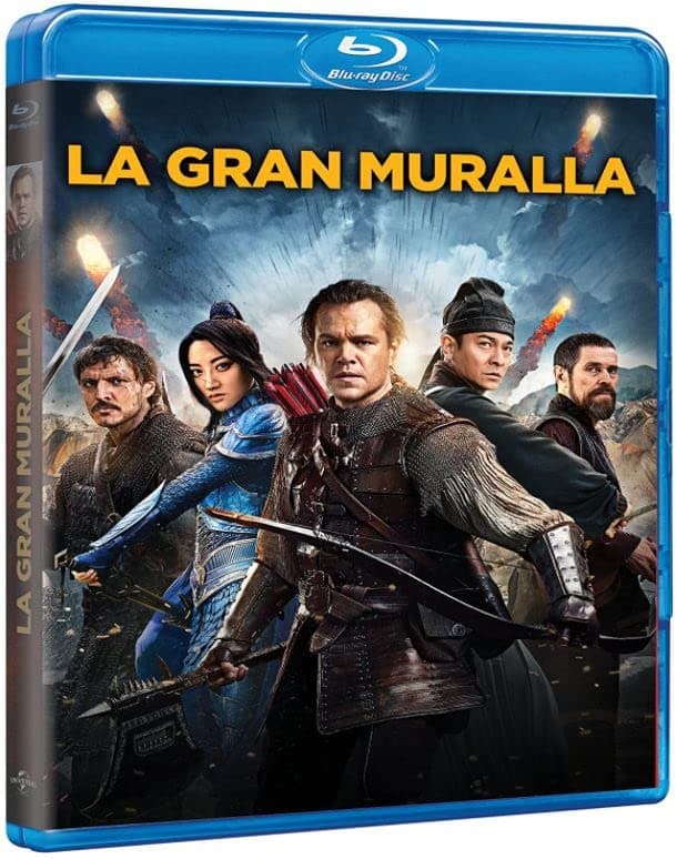 The Great Wall [Blu-ray] Starring Matt Damon [Spanish Artwork] English & Spanish Audio & Subtitles