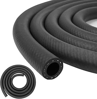 Fuel Line 3/8 Inch ID NBR Fuel Line Hose 6AN Push on Hose for Small Engine 15 Feet