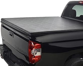 6.5ft(78"-79.4") Waterproof Clamp On Bed Cover + Seal Strip for 2019-2024 Silverado/Sierra 1500,Soft Roll Up Truck Bed Tonneau Cover W/Lock for 2019+ Silverado/Sierra 1500,Sturdy,Keep Bed Dry