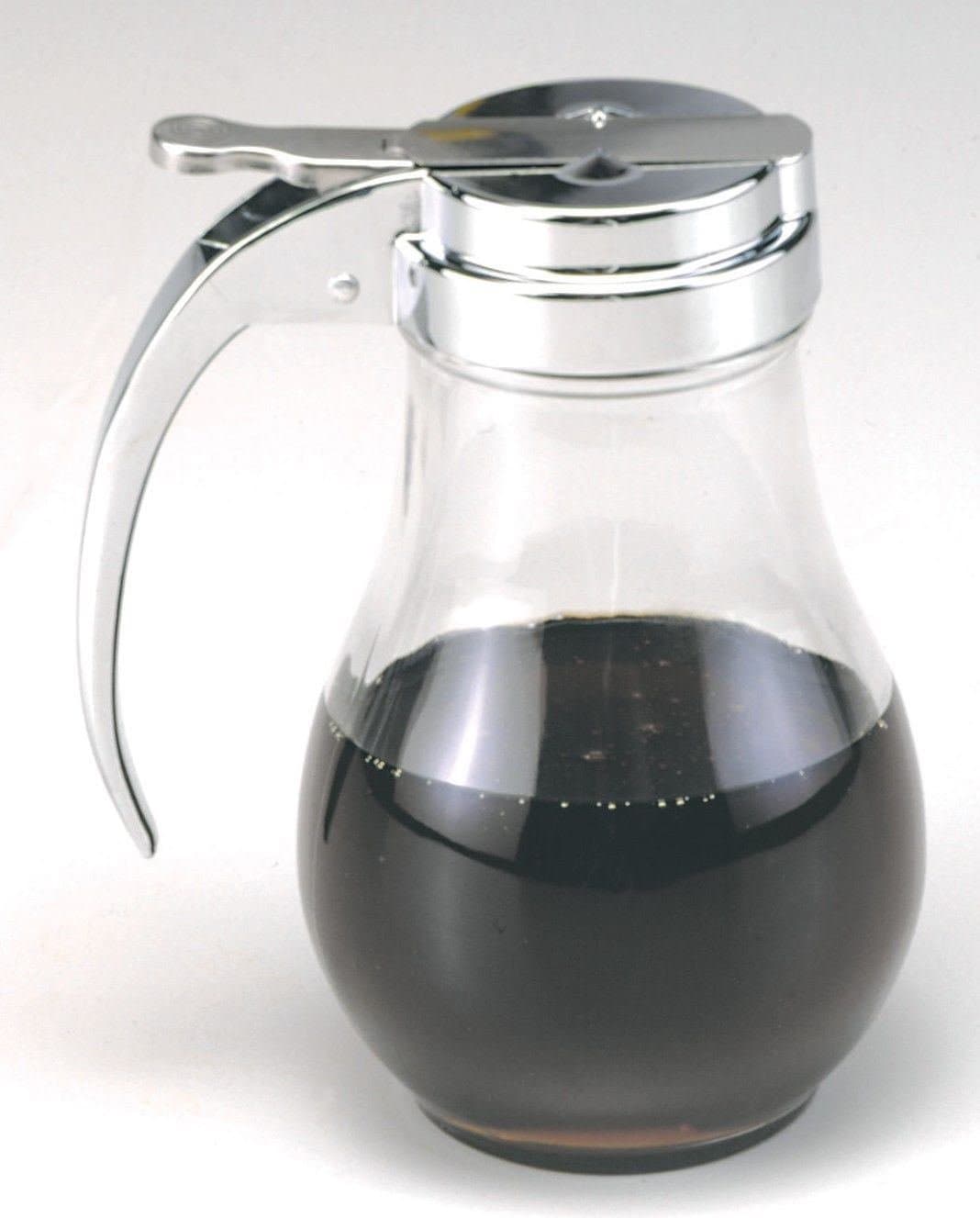 12 Oz Glass Syrup Honey Dispenser