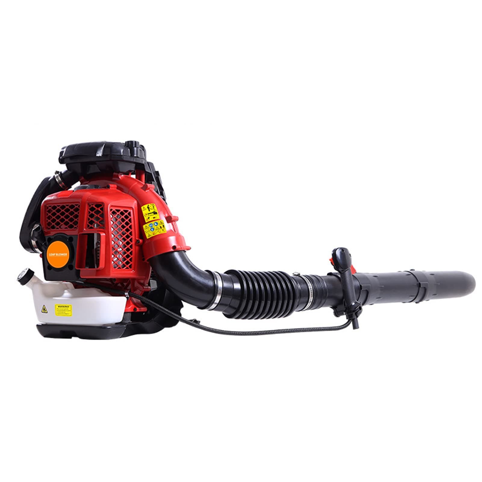 80CC Gas Powered Backpack Leaf Blower 900CFM, Powerful 206MPH Extreme Duty 2-Cycle Petrol Powered Leaf blowers for Lawn/Garden Care Yard Snow/Grass Blowing Dust Debris from US Red
