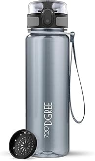 720°DGREE Water Bottle “uberBottle“ +Sieve - 350ml, 500ml, 650ml, 1L, 1.5l - BPA-Free Tritan, Leakproof, Reusable Drinking Bottle - Sports Bottle for Gym, Fitness, Kids, Bike, Travel, School, Office