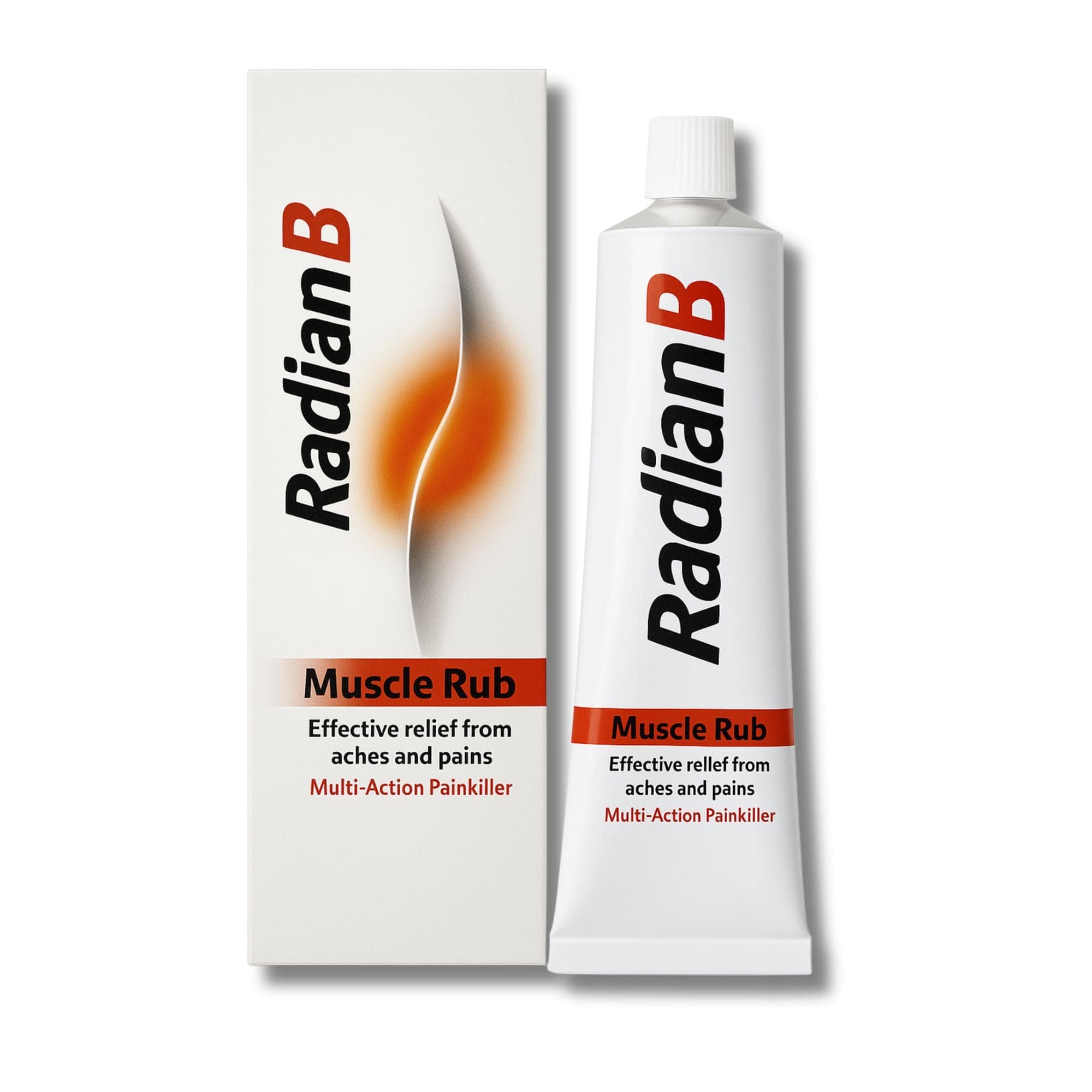 Radian B Muscle Rub 100g, Multi-Action Painkiller, Effective Relief From Aches and Pains Including Muscle Stiffness, Joint Pain, Bruising and Sprains