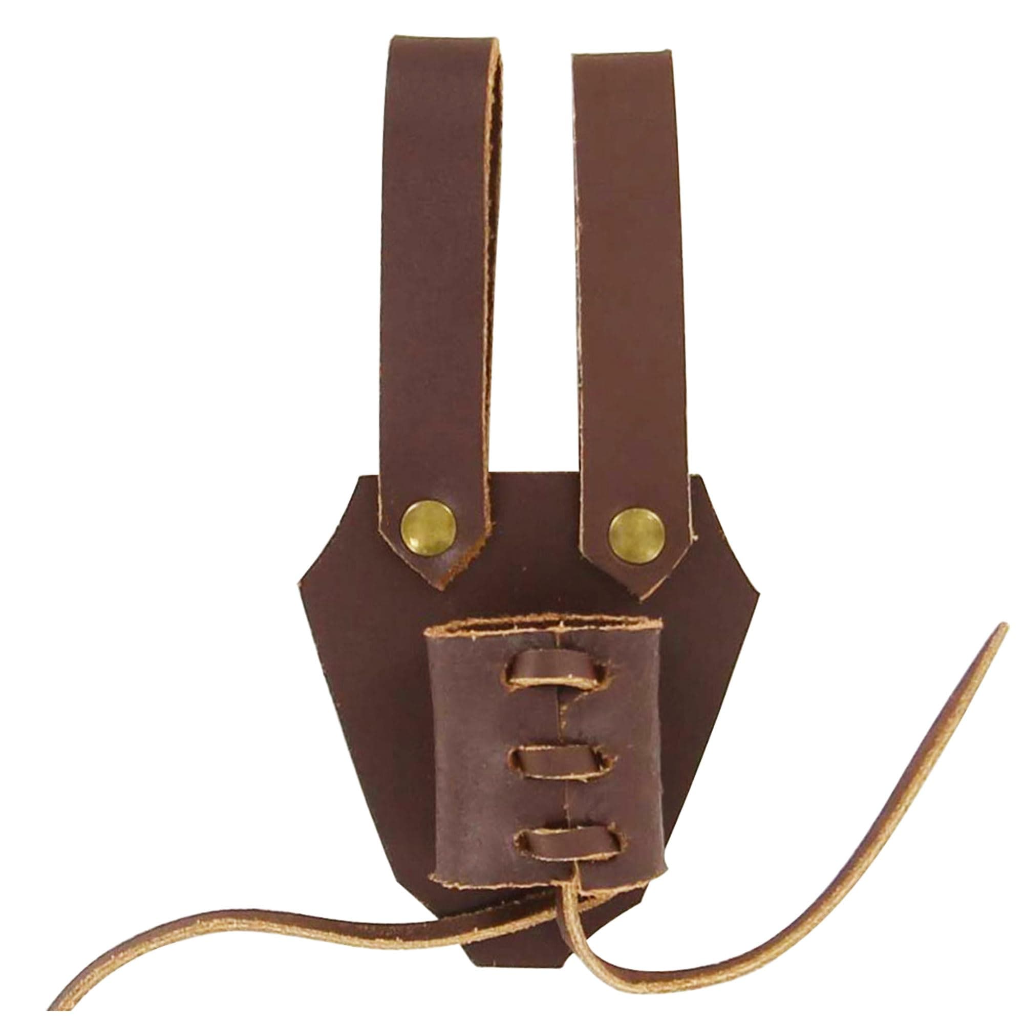 Armory Replicas™ - Genuine Leather Dagger Holster – Medieval Inspired Adjustable Small Weapon Sword Frog