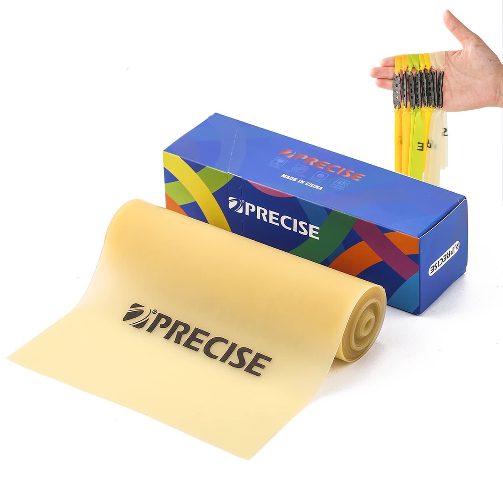 Slingshot Bands Flat 0.4/0.5/0.55/0.6/0.65/0.7/0.75/0.8mm Professional Adults Hunting Replacement Bands Material 2M Length Rolls Heavy Duty Homemade Wide Simple Shot Bands Shooting Quick Rebound