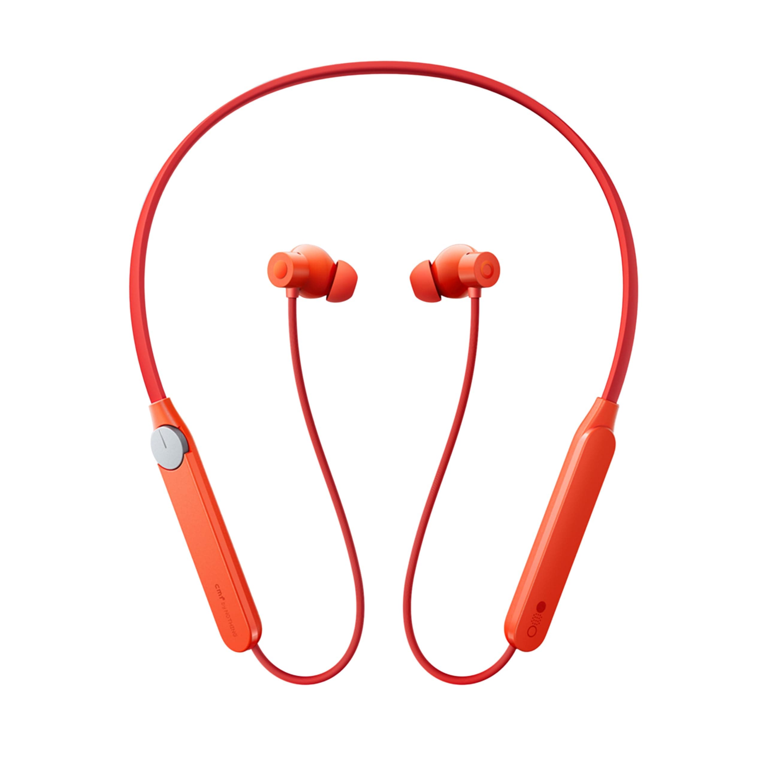 CMF by Nothing Neckband Pro 50dB Active Noise Cancellation, Smart Dial Design, 37 Hours Playtime Bluetooth Headset (Orange)