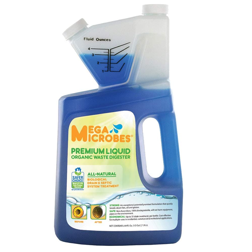 MML-5GL MML-64FL No-Mixing Liquid Drain, Septic, Trap and Pump Treatment, 64-Ounce Bottle