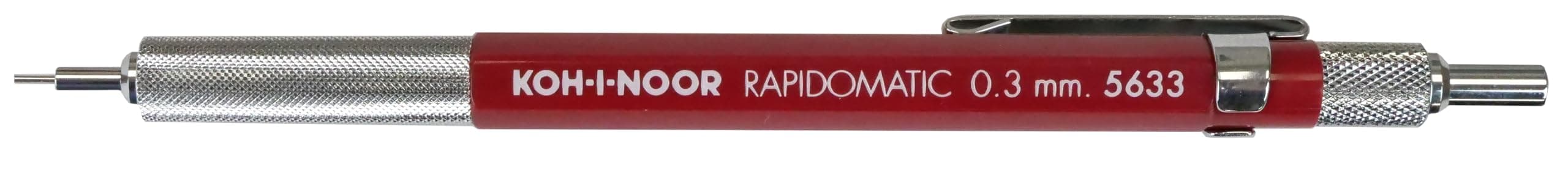 Rapidomatic Mechanical Pencil, .3mm lead, Red, 1 Each (5633)