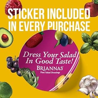 BRIANNAS - Avocado Oil Caesar Dressing - Nutrient Rich, Keto Friendly, Dairy Free Salad Dressing made with 100% Avocado Oil - 10 oz. Bottle