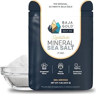 Mineral Sea Salt, Fine Grind, 1 Lb. Bag