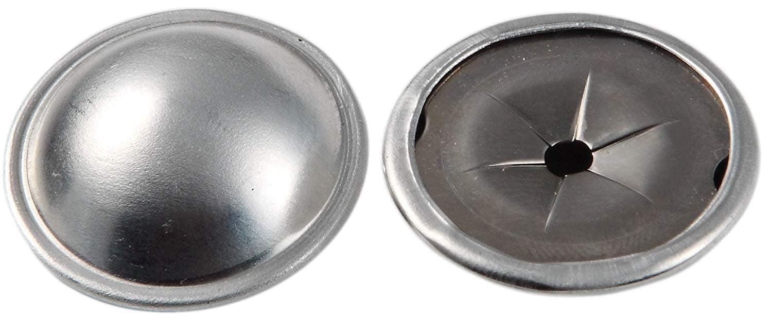 Insulation Dome Cap Washers (500, Aluminum) Made in USA