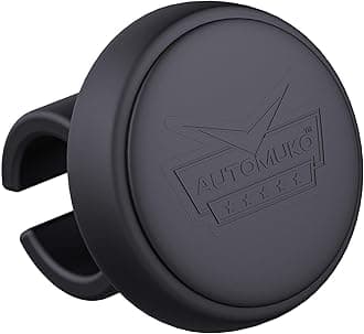 - Steering Wheel Knob, Suicide Knob for Steering Wheel, Premium Silicone Finish Steering Wheel Spinner, Simple & Easy Installation No Tools Required - Fits Cars, Trucks, Buses, Boats, (Black)