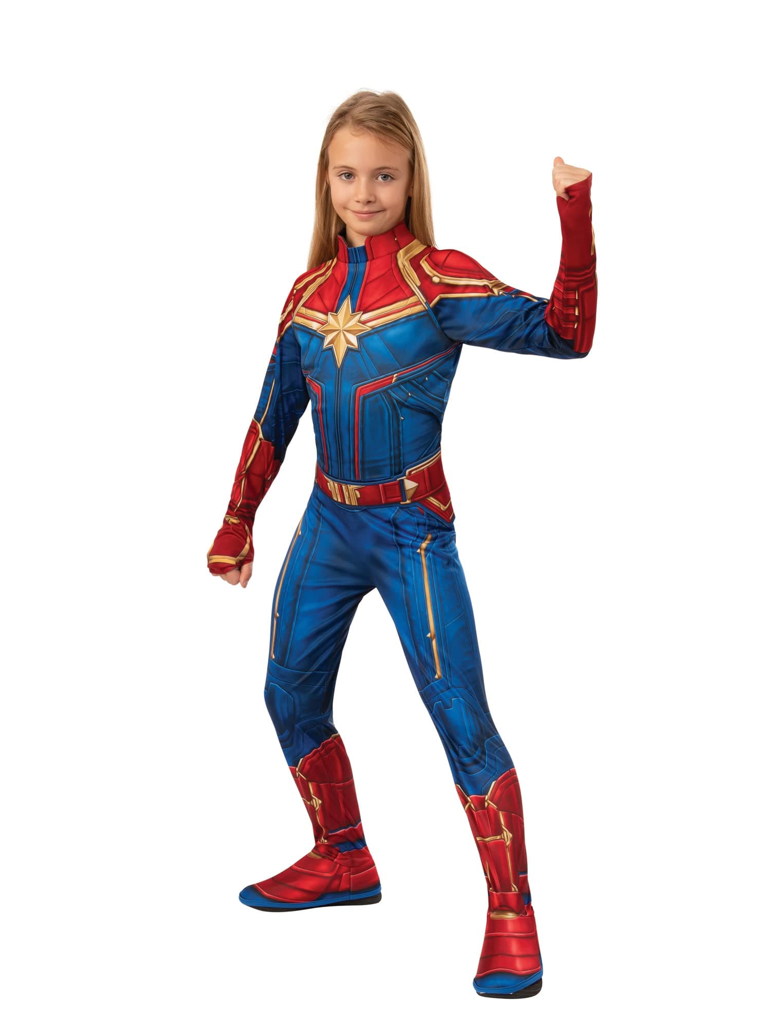 Rubie's Captain Marvel Hero Costume Suit, Small Blue/Red